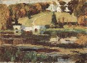 Wassily Kandinsky Lake oil painting